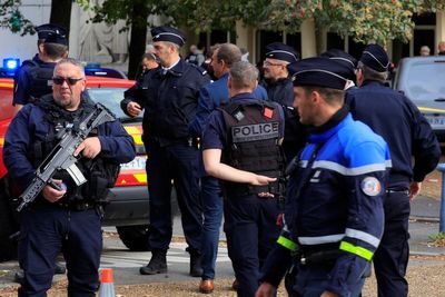 Teacher killed in ‘terror attack’ at French school ‘died protecting others’ from knife rampage