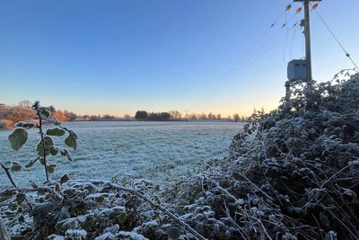 Parts of UK could see frost and snow this weekend as temperatures plummet