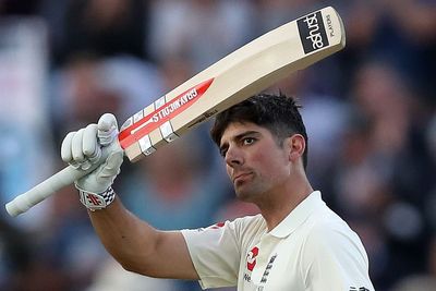 No sweat: England great Sir Alastair Cook was always cool in the heat of battle