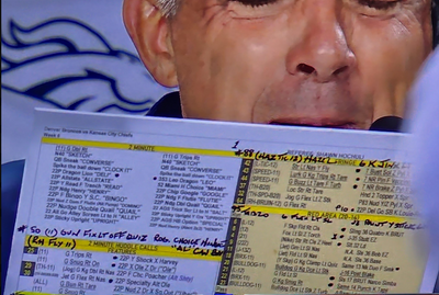 Twitter reacts to Amazon showing Sean Payton’s play sheet on Thursday Night Football