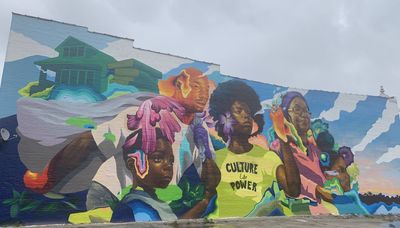 Max Sansing’s ‘Culture is Power’ mural is reborn on the South Side