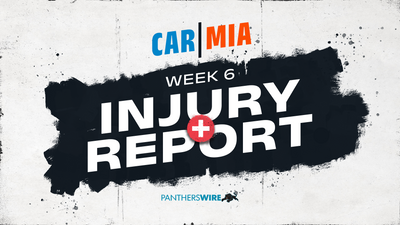 Panthers Week 6 injury report: Miles Sanders ruled out vs. Dolphins