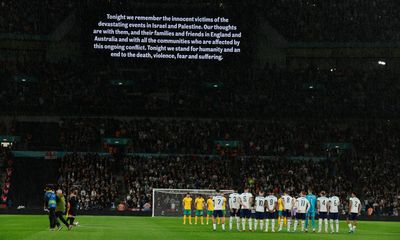 Wembley silence for Israel and Palestine well observed despite protest fears