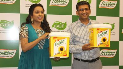 10-litre refined sunflower oil jar launched by GEF India