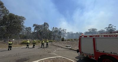 Water-bombing helicopter called in to Kurri plant bushfire