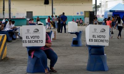 ‘People are dying in the street’: Ecuador election overshadowed by violent crime