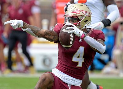 Florida State’s Keon Coleman made the catch of the year look astoundingly easy