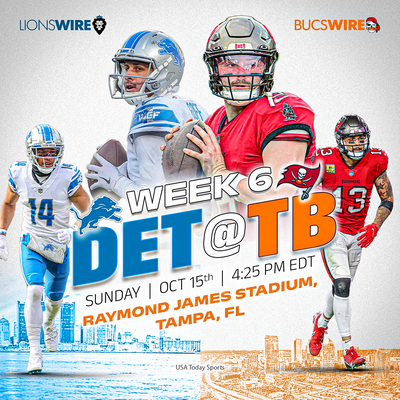 Detroit Lions Podcast: Bish & Brown preview Lions vs. Buccaneers