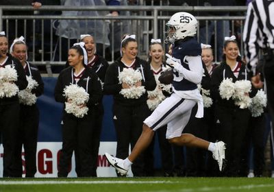 Penn State’s Daequan Hardy returns 2 punts for TDs in rout of UMass
