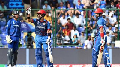 ODI World Cup: Rahmanullah Gurbaz, Ikram Alikhil fifties lift Afghanistan to 284 against England