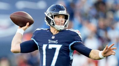 Titans’ Ryan Tannehill Carted to X-Ray Room After Apparent Ankle Injury