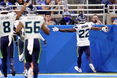 Turnover! Seahawks CB Tre Brown picks off pass by Joe Burrow