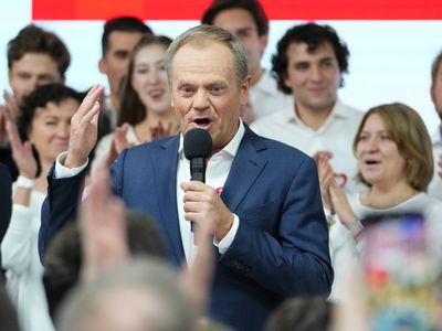 Polish opposition leader Tusk declares win as ruling conservatives lose majority