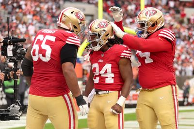 49ers highlight: Jordan Mason plows in for go-ahead TD vs. Browns