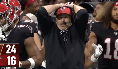 Desmond Ridder’s brutal interception drew the most defeated surrender cobra from Arthur Smith