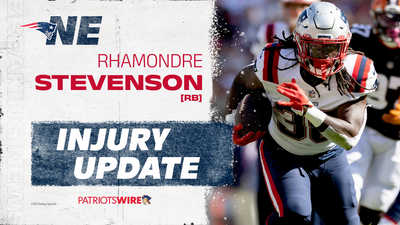 Patriots RB Rhamondre Stevenson questionable to return vs Raiders