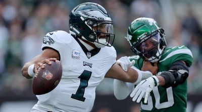 Mark Sanchez Compared Jalen Hurts to 'Salmon Covered in Vaseline,’ and Fans Were So Confused