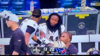 NFL Fans Had Lots of Jokes About Alvin Kamara’s Reaction to Jameis Winston’s Animated Sideline Rant