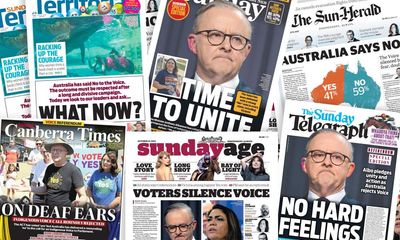 ‘Crushing Indigenous hopes’: how the media reacted to voice referendum loss