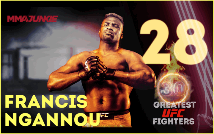 30 greatest UFC fighters of all time: Francis Ngannou ranked No. 28