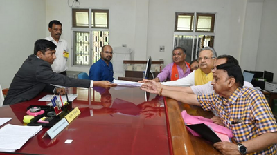 Chhattisgarh polls: Raman Singh files nomination amid fanfare to contest for Rajnandgaon seat