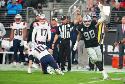 5 highest-graded Raiders in Week 6 win over Patriots