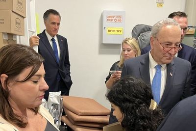 Chuck Schumer rushed to shelter in Tel Aviv amid rocket attacks