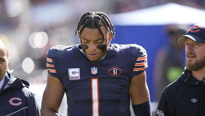 Bears QB Justin Fields likely out vs. Raiders; Team doesn’t rule out surgery