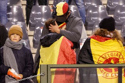 Soccer match between Belgium and Sweden suspended after deadly shooting in Brussels