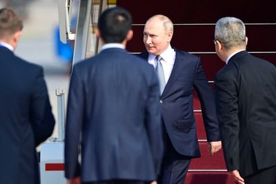 Putin begins visit in China underscoring ties amid Ukraine war and Israeli-Palestinian conflict