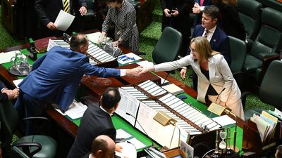 Allan tested in first question time as Vic premier