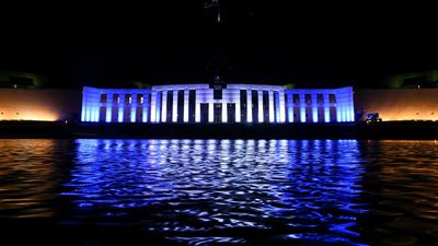 Australian landmarks light up in solidarity for Israel