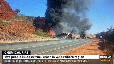Three people killed in outback chemical crash inferno