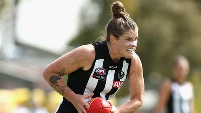 Magpies into AFLW's top-eight with win over Blues