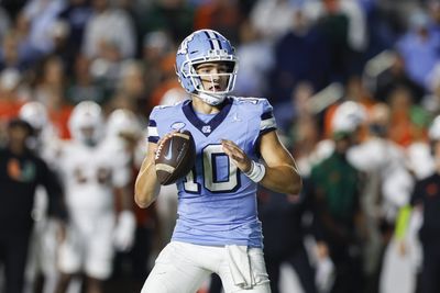 Broncos scouts watched UNC QB Drake Maye throw 4 TDs over the weekend