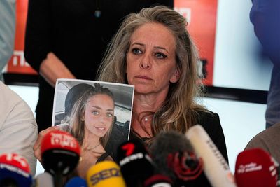 The mother of an Israeli woman in a Hamas hostage video appeals for her release