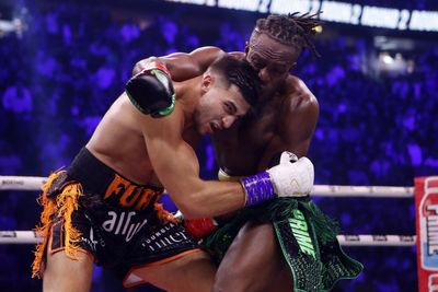 Tommy Fury hits out at KSI’s ‘star jumps and hugs’ after beating YouTuber in boxing match