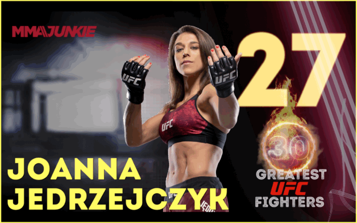 30 greatest UFC fighters of all time: Joanna Jedrzejczyk ranked No. 27