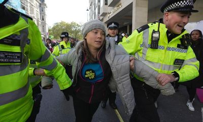 Greta Thunberg arrested at London oil summit protest