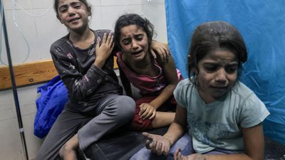 Macron ‘firmly’ condemns strike on Gaza City hospital, Biden’s Jordan visit cancelled