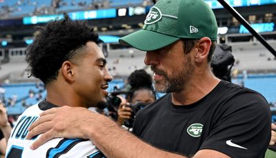 Jets QB Aaron Rodgers provides encouraging diagnosis of Bryce Young, Panthers