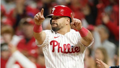 Kyle Schwarber, Aaron Nola lead Phillies to 10-0 rout of D-backs, 2-0 lead in NLCS
