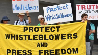 Australia waging a 'war on whistleblowers'
