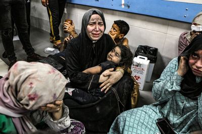 Gaza's doctors struggle to save hospital blast survivors as Middle East rage grows