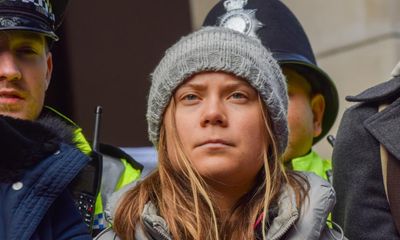 Greta Thunberg charged with public order offence after London oil protest