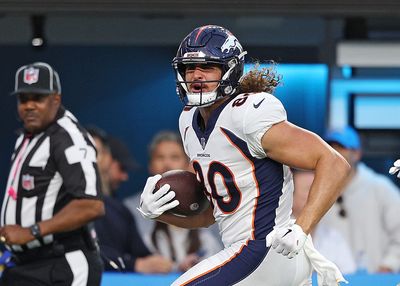 Broncos TE Greg Dulcich frustrated with recurring hamstring injury
