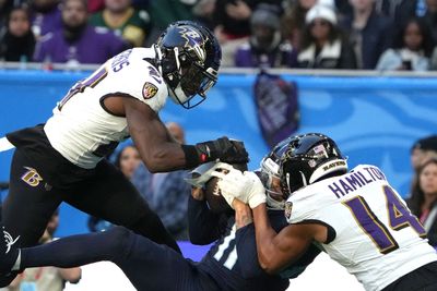 Ravens’ Kyle Hamilton unlikely to be suspended for hit on Titans WR Chris Moore