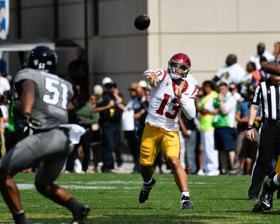 Is USC QB Caleb Williams draft stock falling?