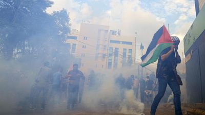 Protests erupt across the Middle East after strike on Gaza hospital kills hundreds