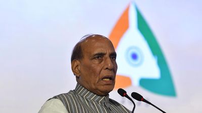 Defence Minister Rajnath Singh says BJP not in panic in Madhya Pradesh, Rajasthan